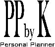 Logo PERSONAL PLANNER BY K